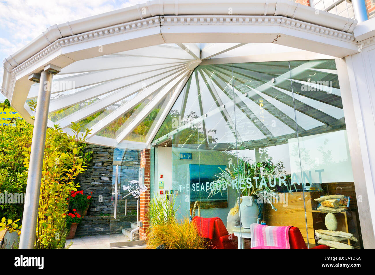 Rick Stein Fischrestaurant, Padstow, Cornwall, UK Stockfoto