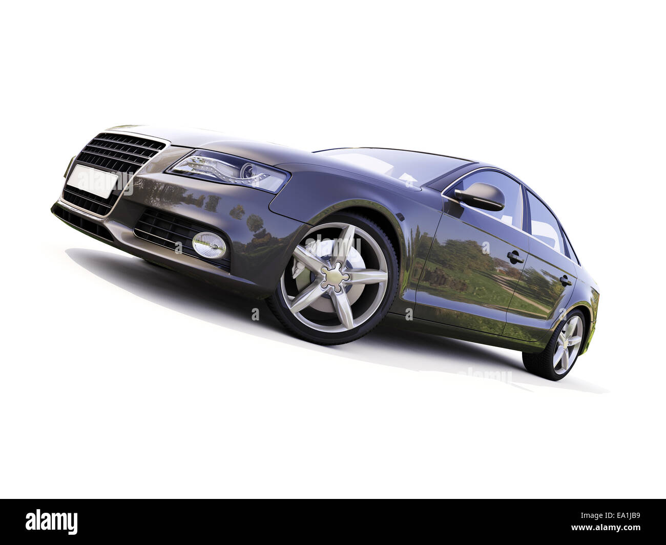 Moderne Luxus-Auto Stockfoto