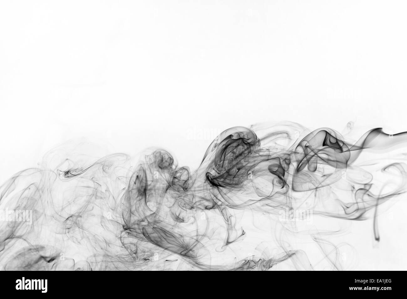 schwarzer Rauch Stockfoto