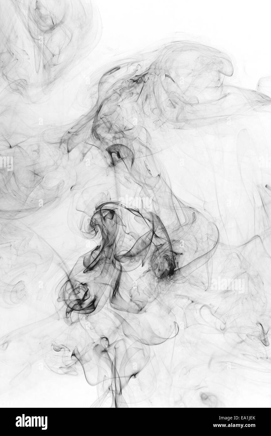 schwarzer Rauch Stockfoto