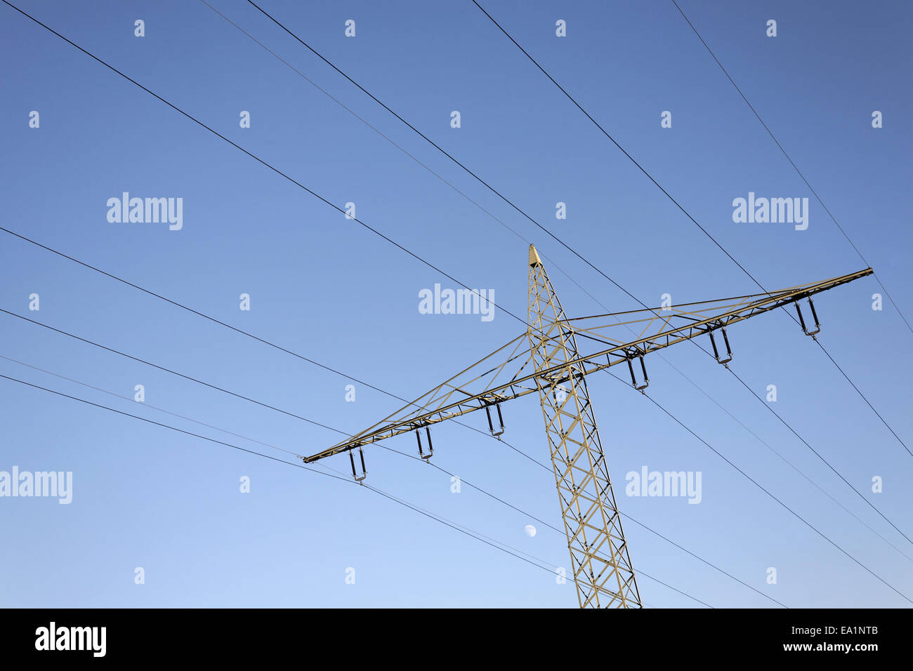 Hochspannung Stockfoto