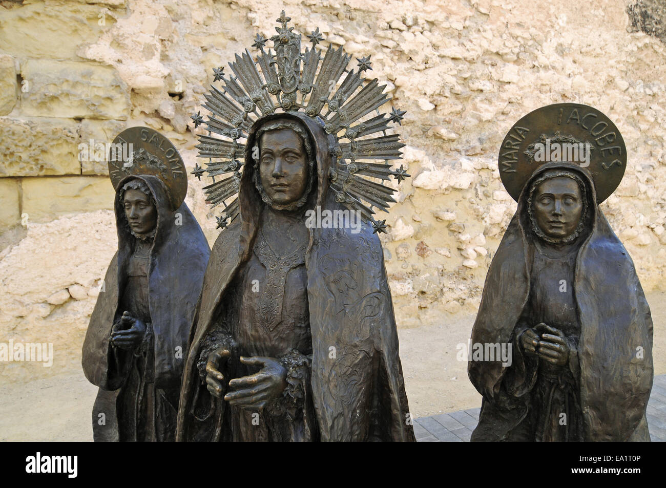 Die drei Marien, Elche, Spanien Stockfoto