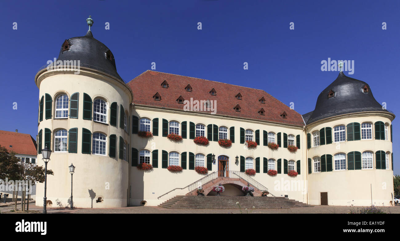 Schloss Bad Bergzabern Stockfoto