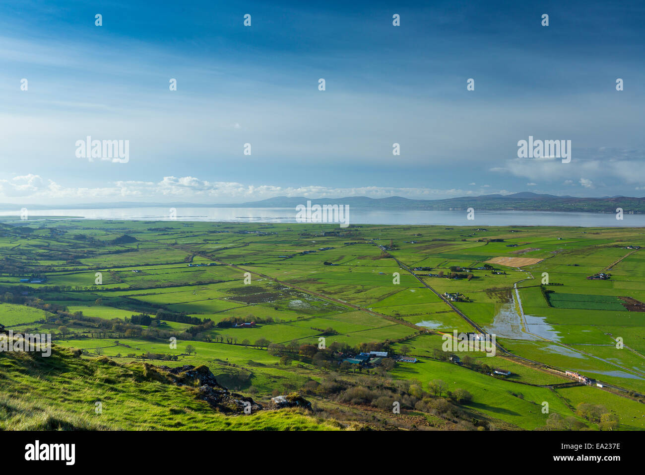 Lough Foyle von Benevenagh Co Derry N Irland Stockfoto