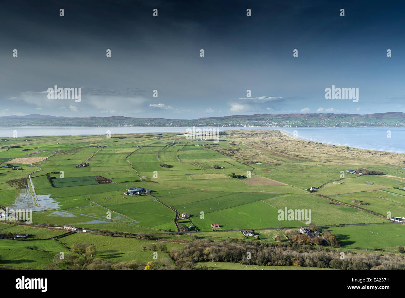 Lough Foyle von Benevenagh Co Derry N Irland Stockfoto