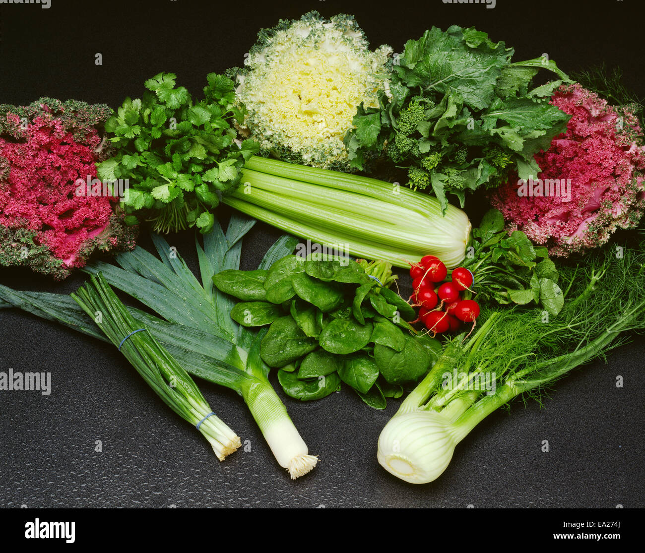 Landwirtschaft - Produkte, Mischgemüse. Stockfoto