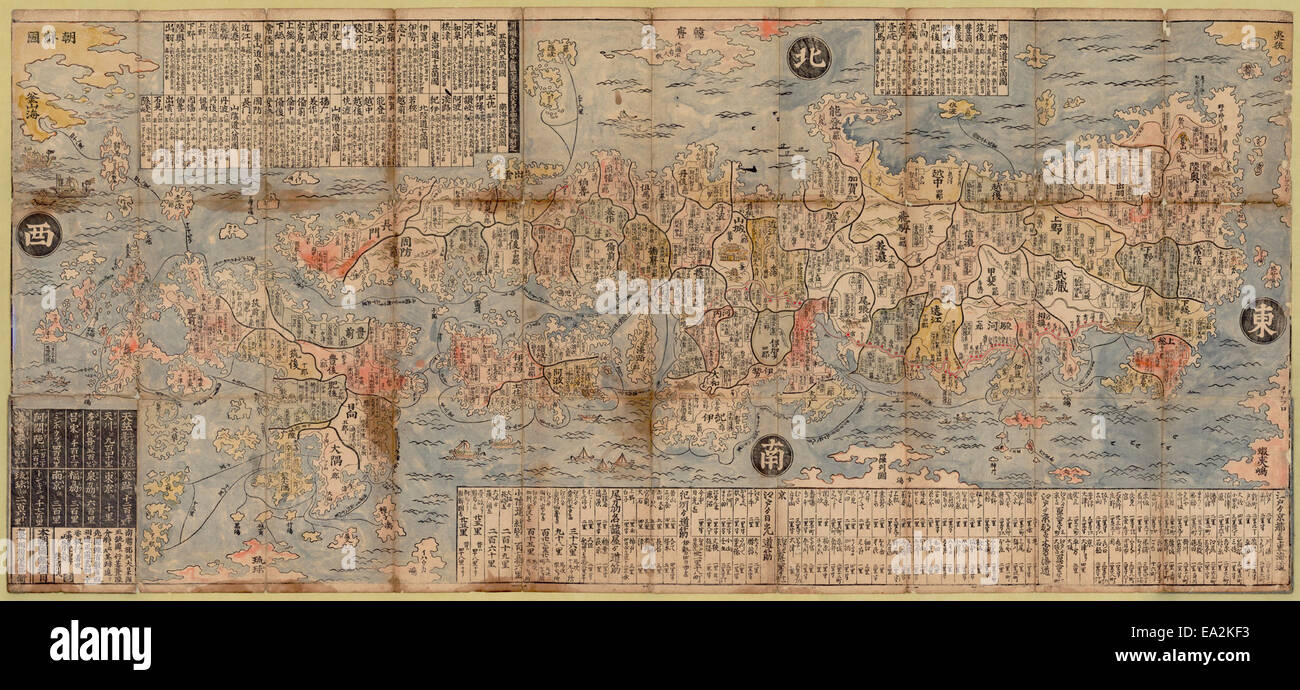 Eine Umrisskarte, die die geografischen Grenzen und wichtigsten Wahrzeichen eines Landes darstellt und eine grundlegende visuelle Darstellung seines Hoheitsgebiets einschließlich seiner Grenzen und seiner wichtigsten Merkmale bietet. Stockfoto