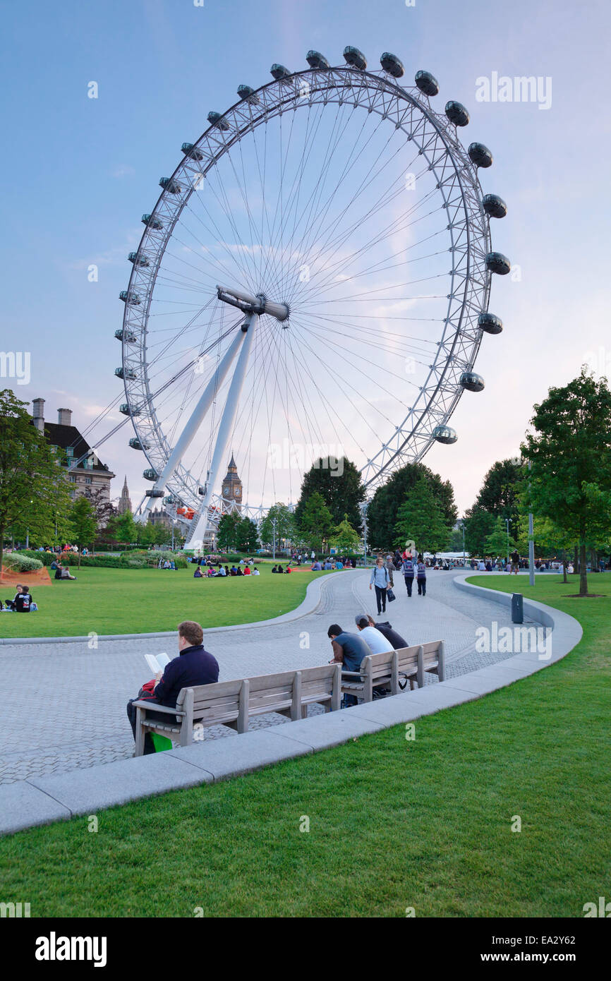 Millennium Wheel (London Eye), London, England, Vereinigtes Königreich, Europa Stockfoto