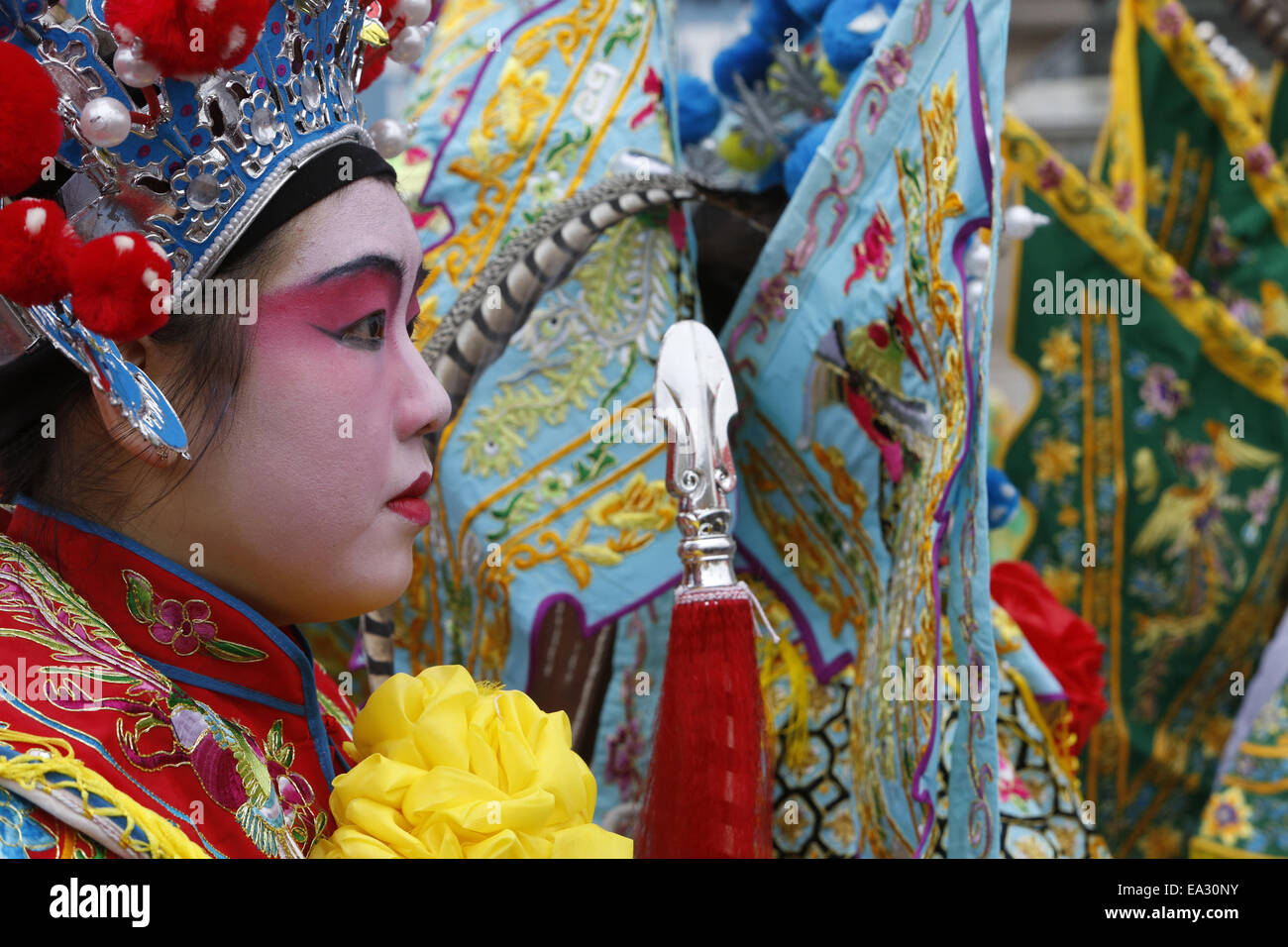 Chinesisches Neujahr in Paris, Frankreich, Europa Stockfoto