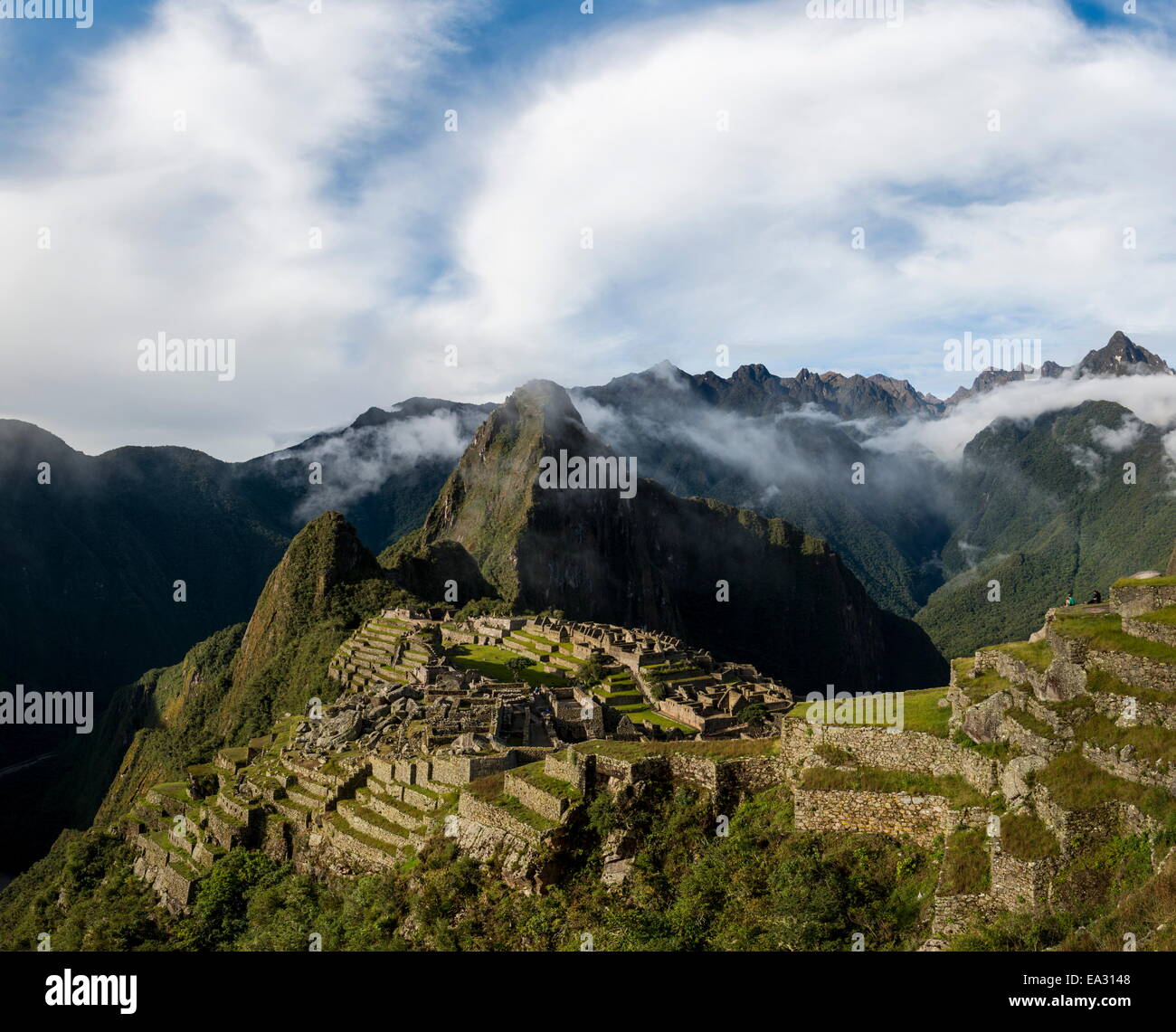 Machu Picchu, UNESCO-Weltkulturerbe, das Heilige Tal, Peru, Südamerika Stockfoto
