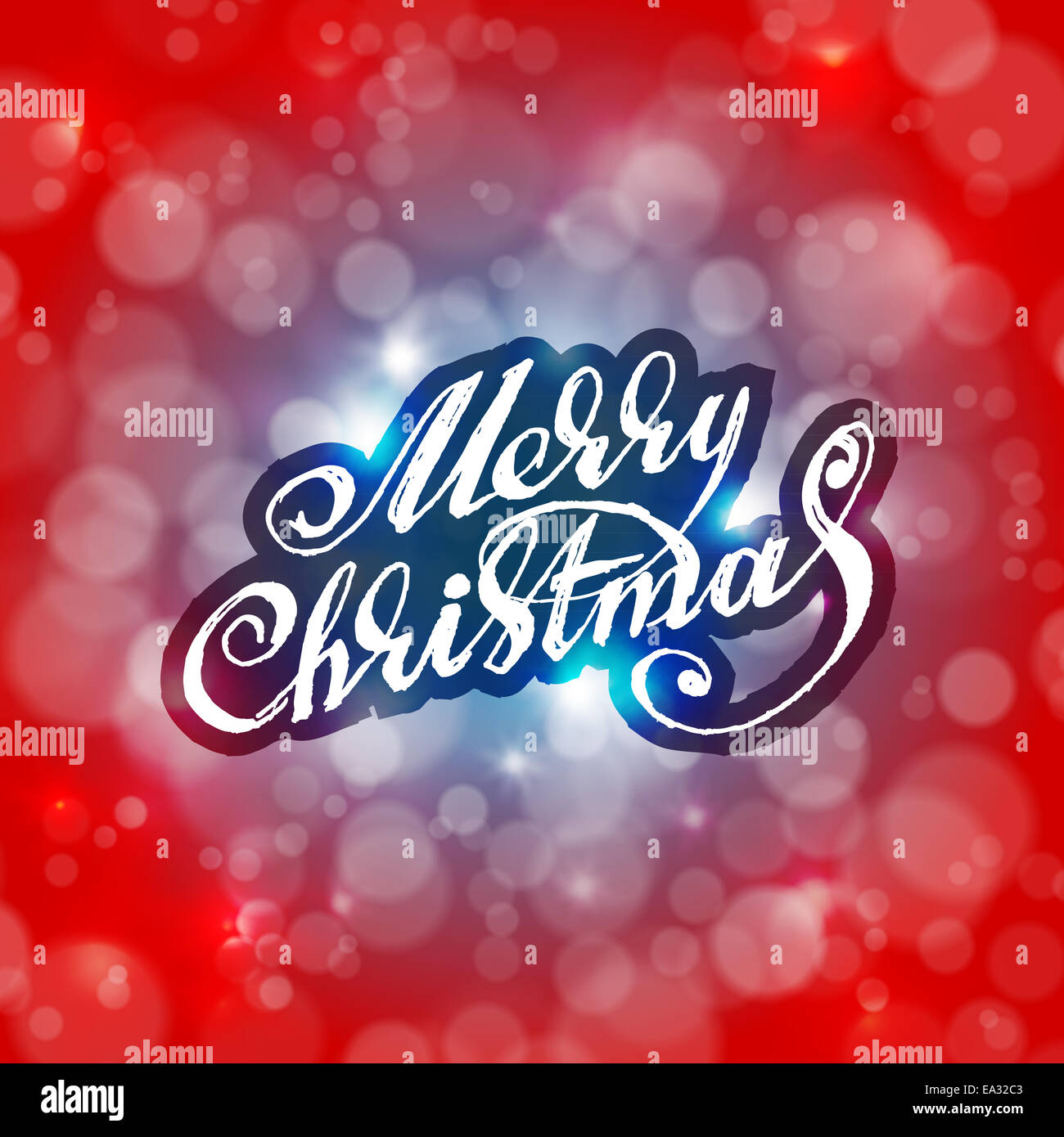 Frohe Weihnachten. Ferien-Kartendesign Stockfoto