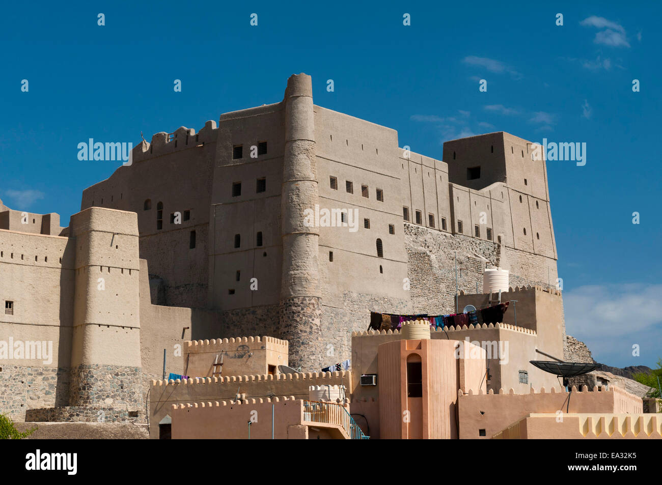 Bahla Fort, UNESCO World Heritage Site, Oman, Naher Osten Stockfoto