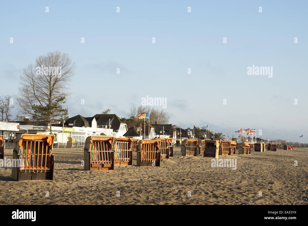 Strand in Dahme, Ostsee, Deutschland 2014 Stockfoto