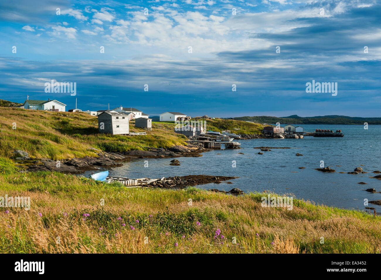 Kleine Bucht an der North Cape of Newfoundland, Kanada, Nordamerika Stockfoto