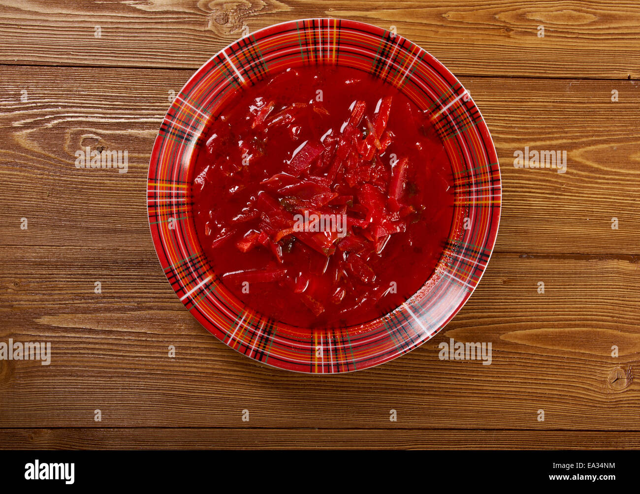 Russische Rote-Rüben-Suppe (Borschtsch Stockfotografie - Alamy