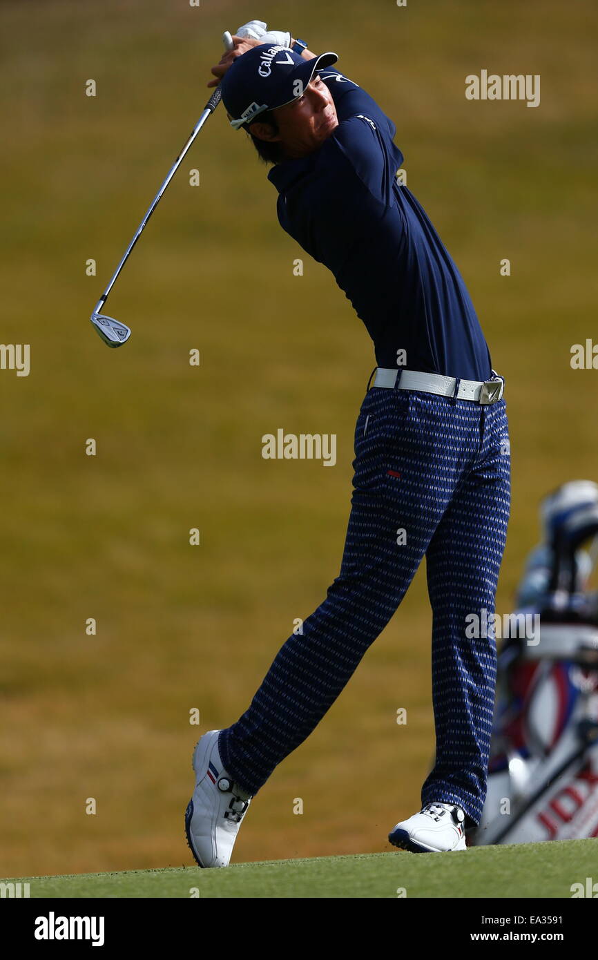 Chiba, Japan. 6. November 2014. Ryo Ishikawa Golf: HEIWA PGM Meisterschaft in Kasumigaura ersten Runde im Miho Golf Club in Chiba, Japan. © AFLO SPORT/Alamy Live-Nachrichten Stockfoto