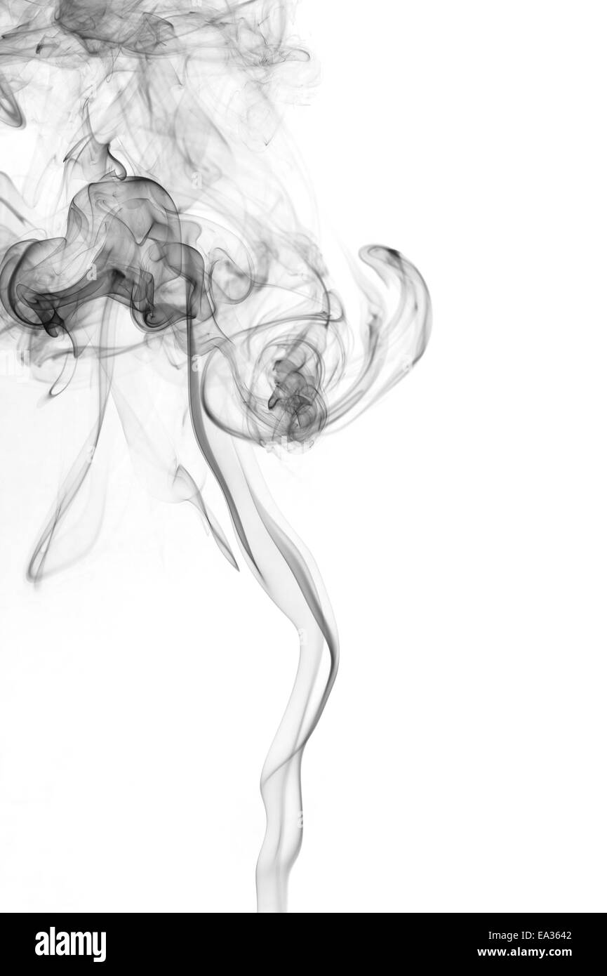 schwarzer Rauch Stockfoto