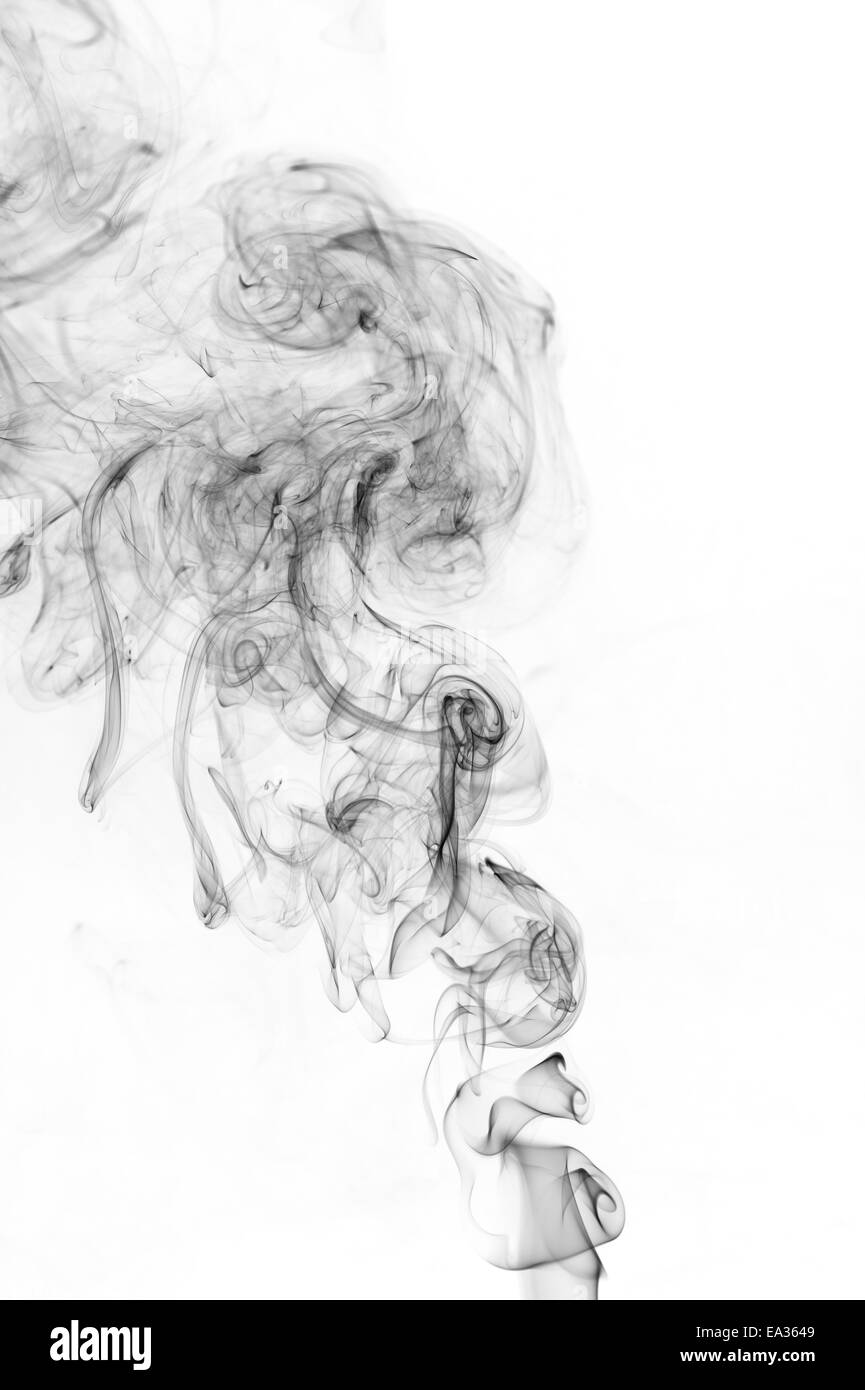 schwarzer Rauch Stockfoto