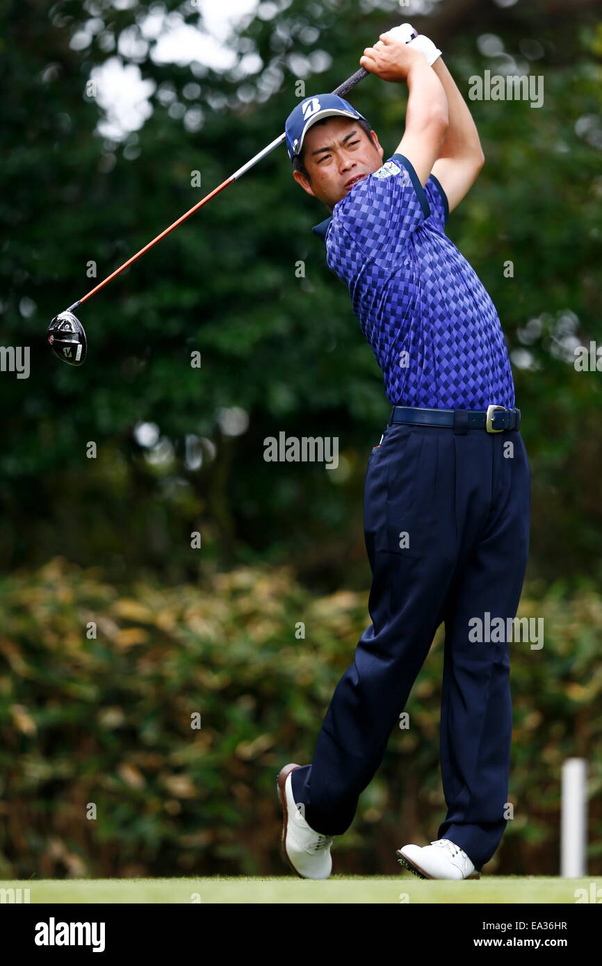 Chiba, Japan. 6. November 2014. Yuta Ikeda Golf: HEIWA PGM Meisterschaft in Kasumigaura ersten Runde im Miho Golf Club in Chiba, Japan. © AFLO SPORT/Alamy Live-Nachrichten Stockfoto