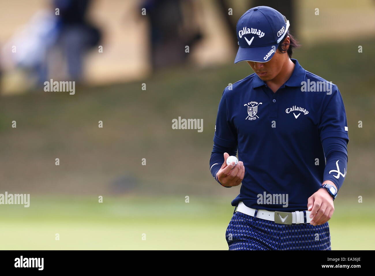 Chiba, Japan. 6. November 2014. Ryo Ishikawa Golf: HEIWA PGM Meisterschaft in Kasumigaura ersten Runde im Miho Golf Club in Chiba, Japan. © AFLO SPORT/Alamy Live-Nachrichten Stockfoto