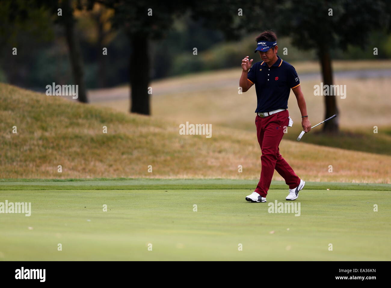 Chiba, Japan. 6. November 2014. Hiroyuki Fujita Golf: HEIWA PGM Meisterschaft in Kasumigaura ersten Runde im Miho Golf Club in Chiba, Japan. © AFLO SPORT/Alamy Live-Nachrichten Stockfoto