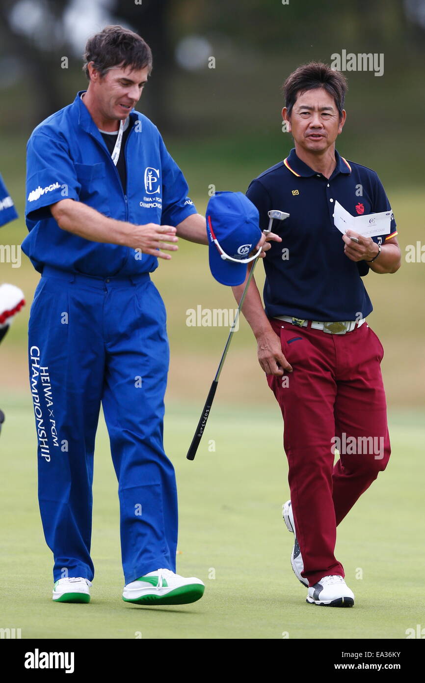 Chiba, Japan. 6. November 2014. Hiroyuki Fujita Golf: HEIWA PGM Meisterschaft in Kasumigaura ersten Runde im Miho Golf Club in Chiba, Japan. © AFLO SPORT/Alamy Live-Nachrichten Stockfoto