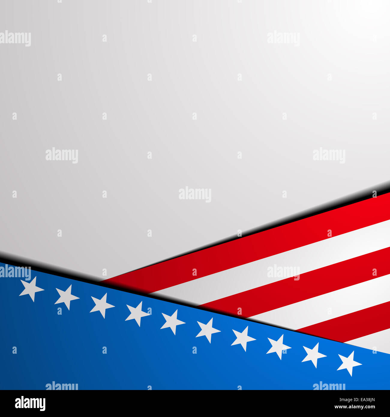 patriotische Sternenbanner Hintergrund Stockfoto