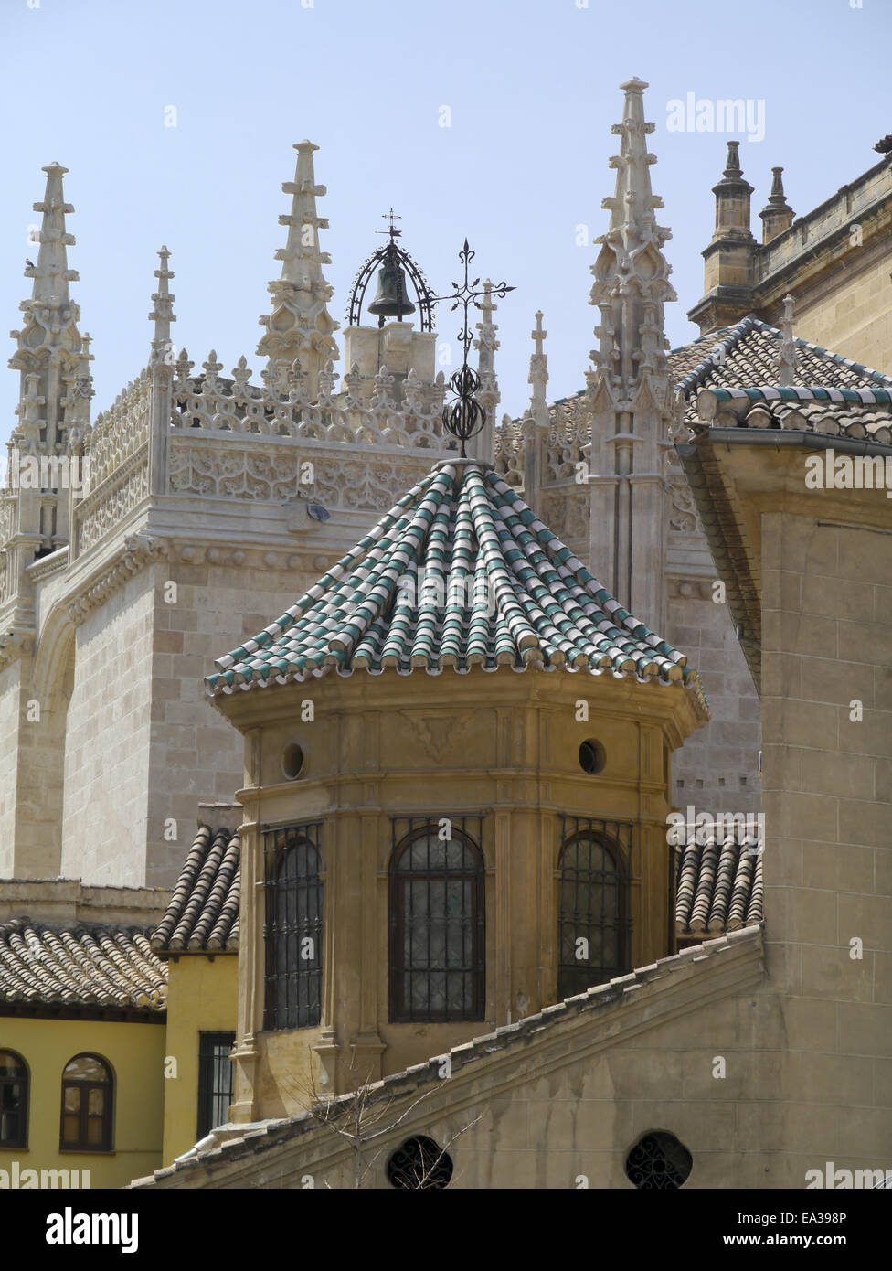 Details der Kathedrale von Granada Stockfoto