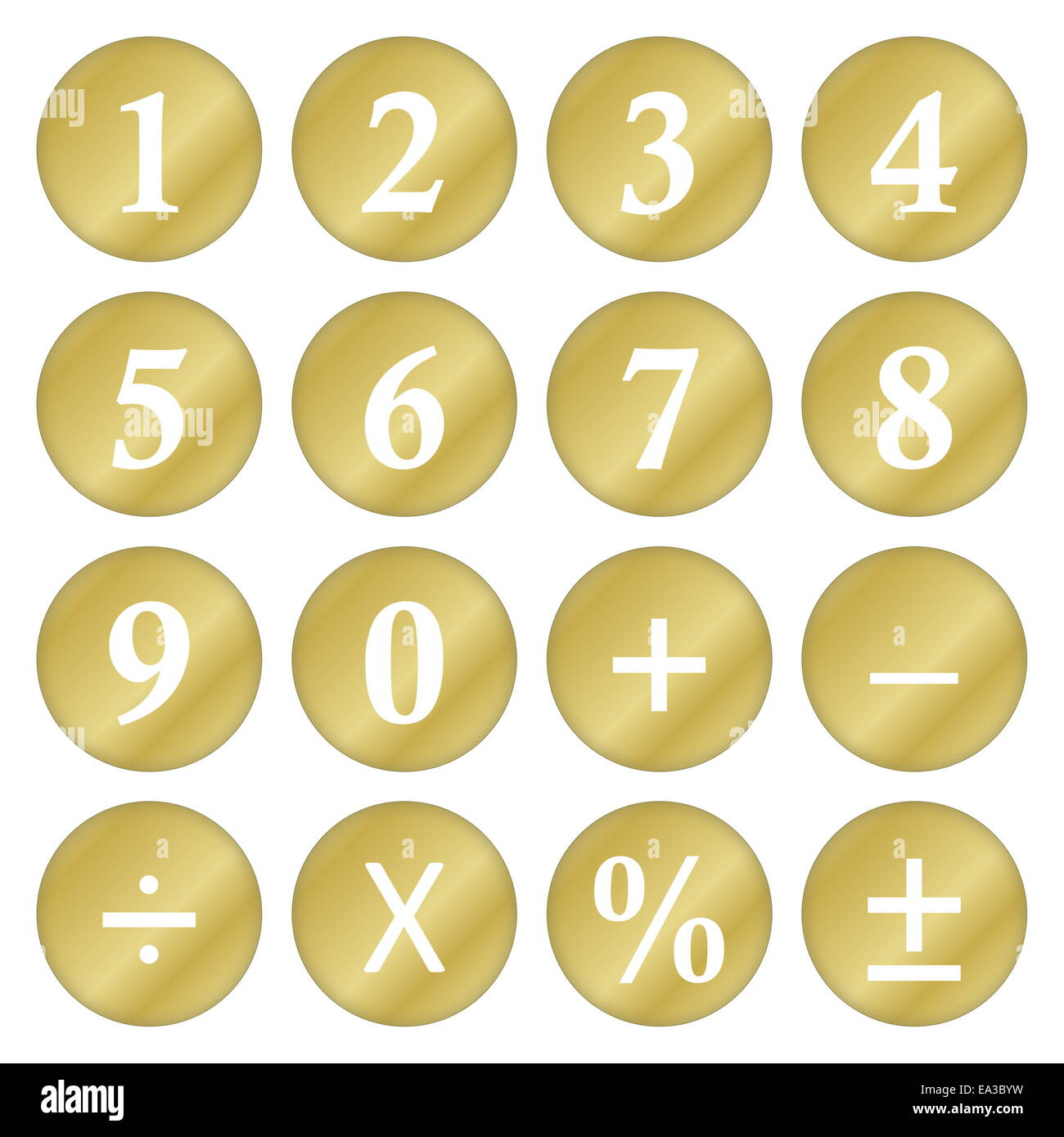 Mathematische Symbole Stockfoto