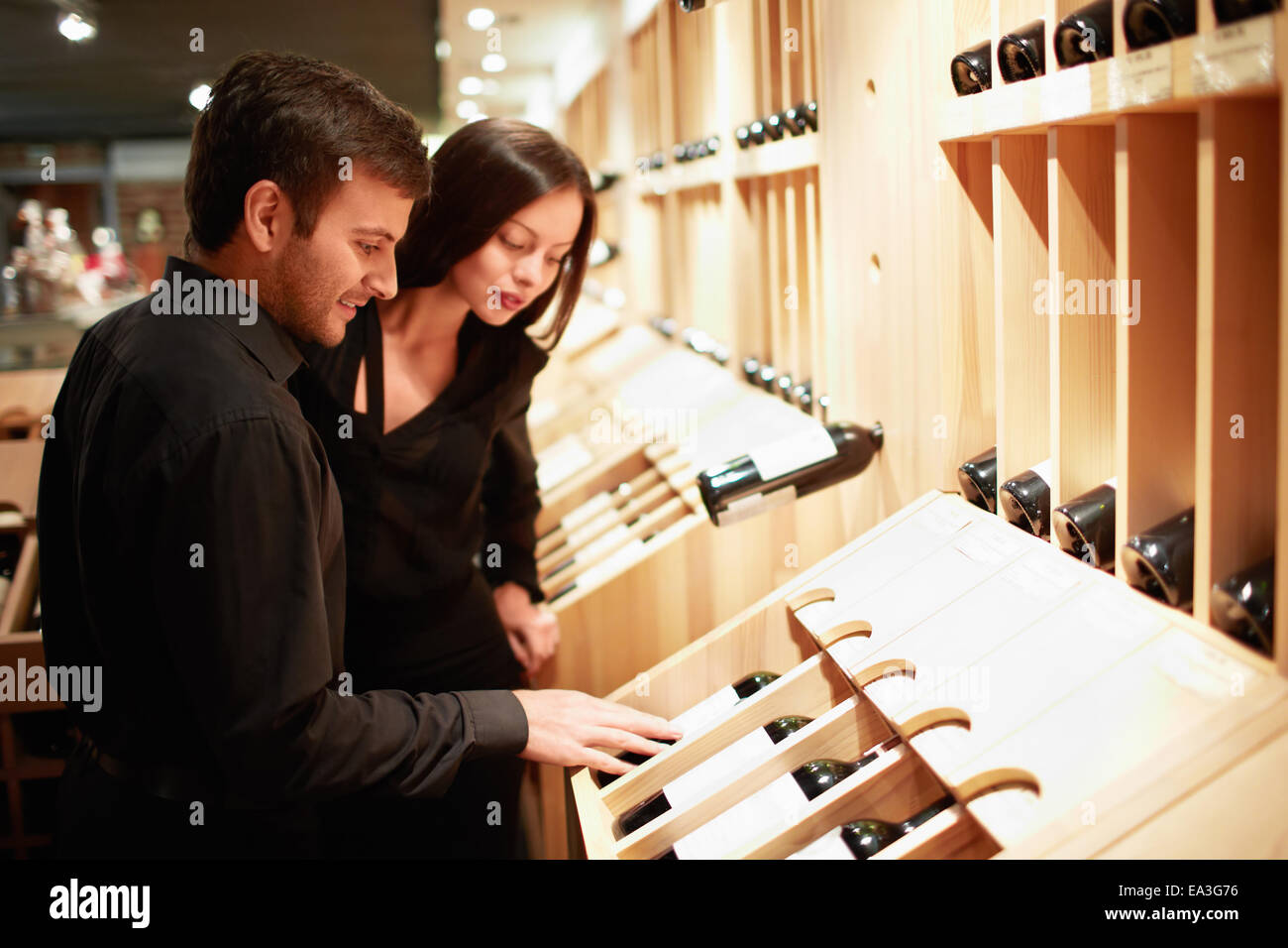 Wein-Shop Stockfoto