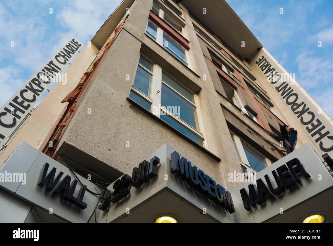 Mauermuseum, Checkpoint Charlie, Friedrichstraße, Friedrichstadt, Mitte district, East Berlin, Deutschland Stockfoto