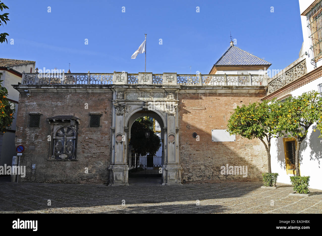 Casa de Pilatos, Stadtschloss, Sevilla, Spanien Stockfoto
