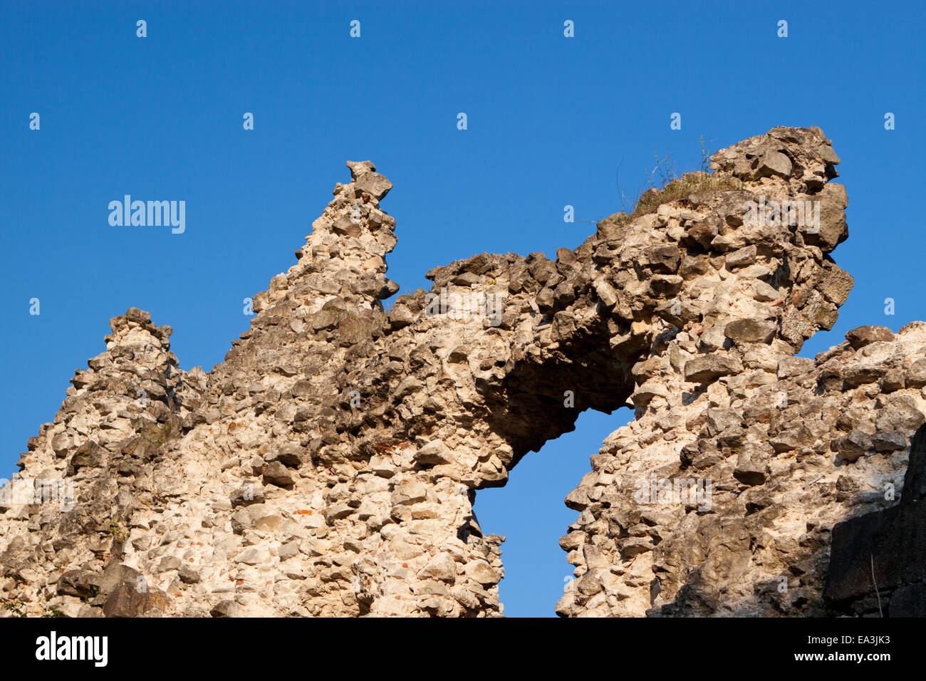 Alte Burgruine Stockfoto