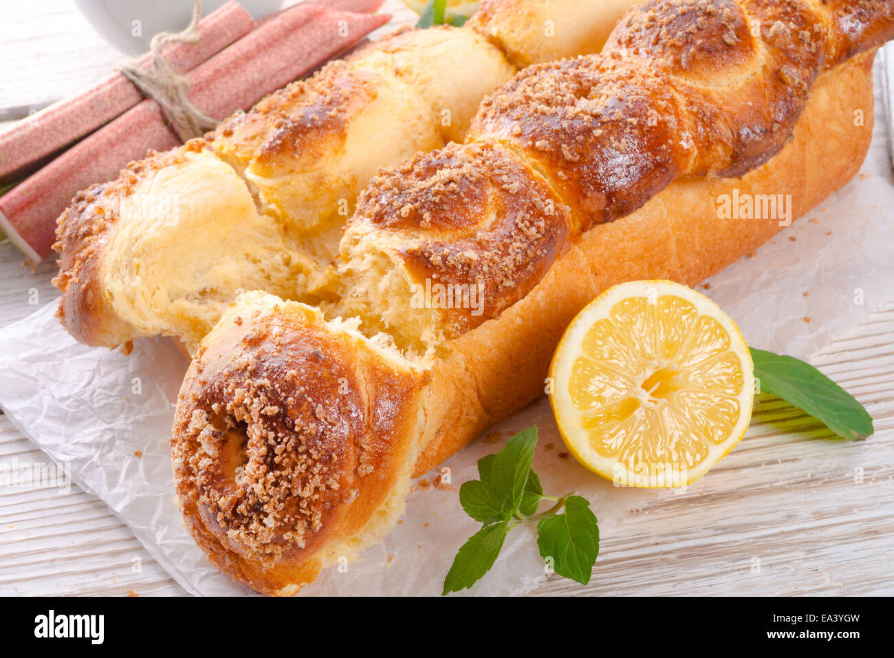 Brioche Stockfoto