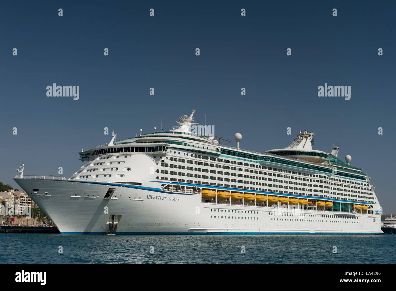 Royal Caribbean Abenteurer der Meere Kreuzfahrtschiff in Cartagena, Spanien Stockfoto