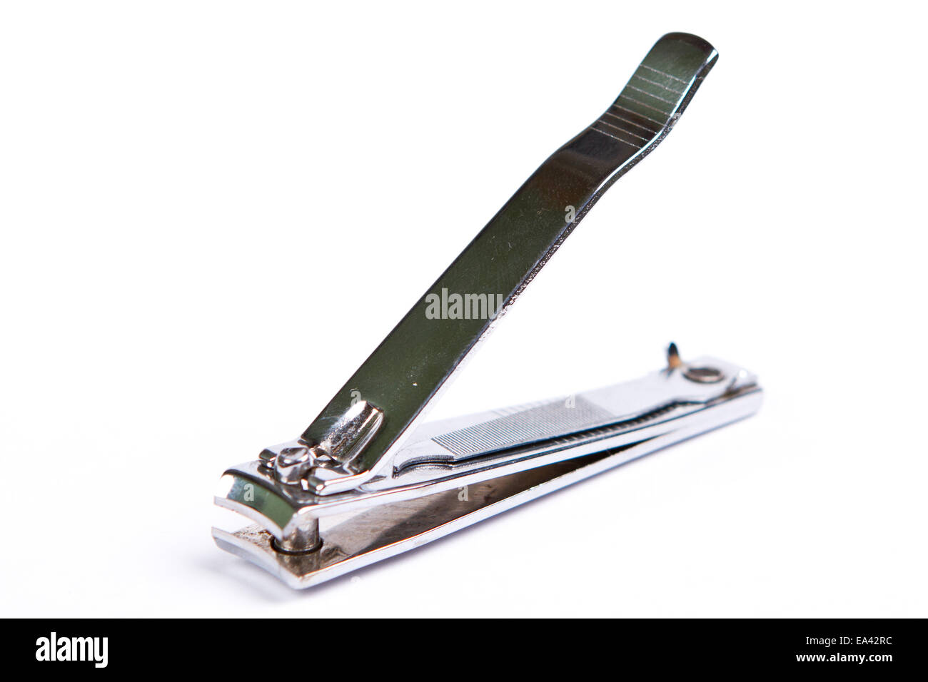 Metall Zangen Nägel Stockfoto