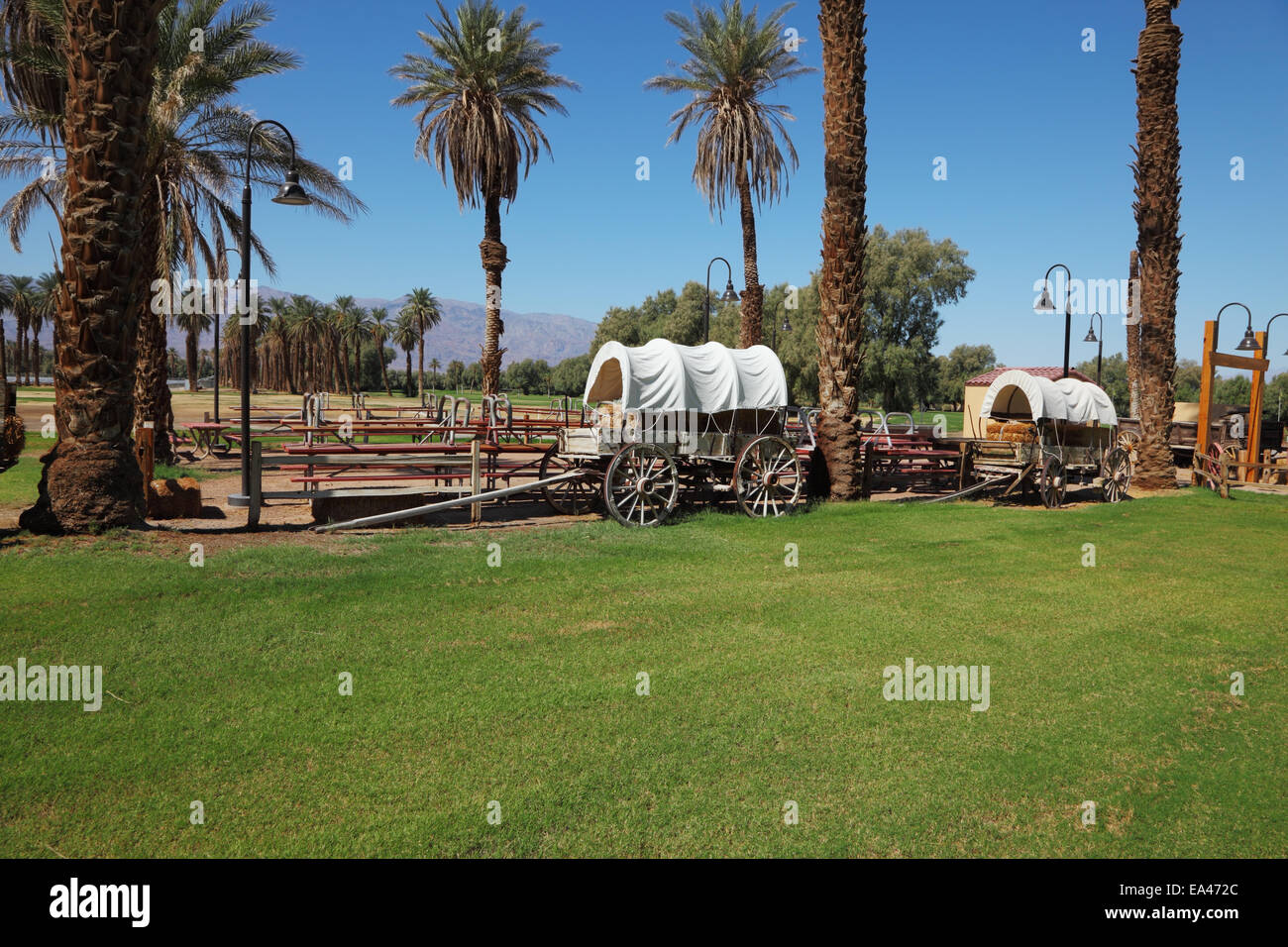 Das Freilichtmuseum im Death Valley Stockfoto