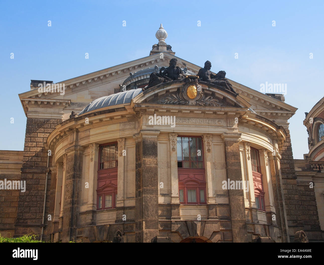 Dresdner Kunstakademie Stockfoto