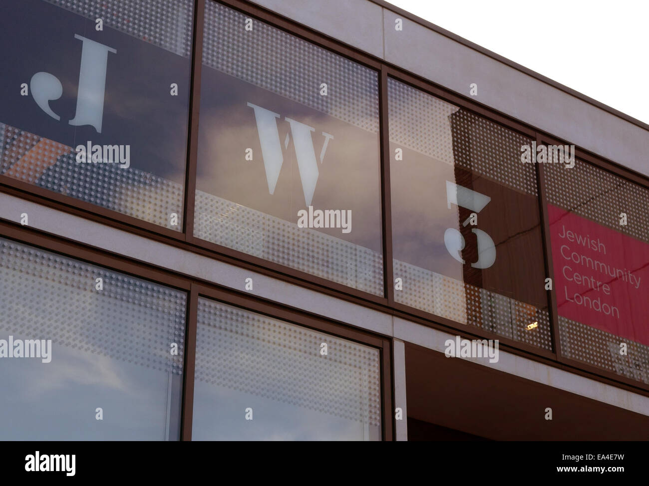 JW3 Jüdische Kunst und Kulturhaus, Finchley Road, London Stockfoto