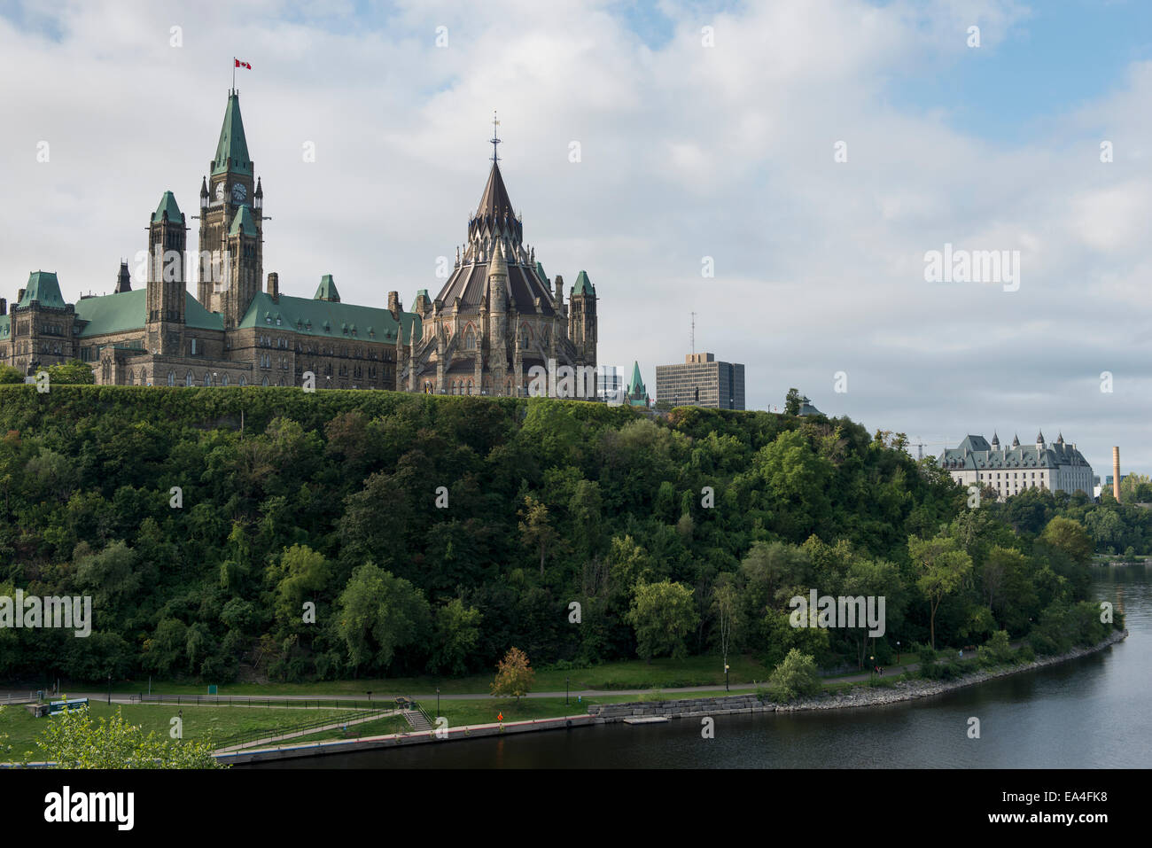 Parliament Hill; Ottawa, Ontario, Kanada Stockfoto