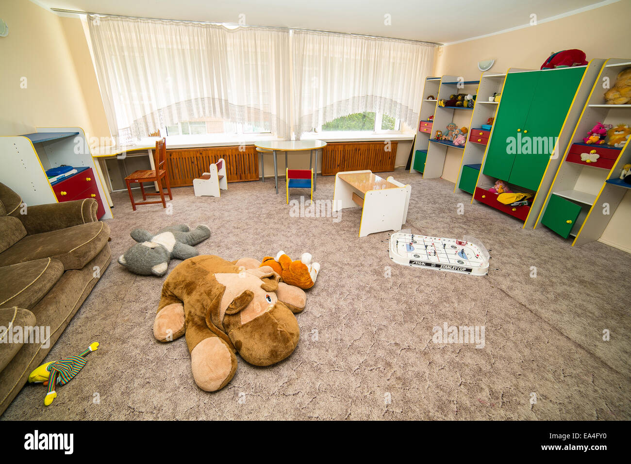 Kinderzimmer, modernes Haus Stockfoto