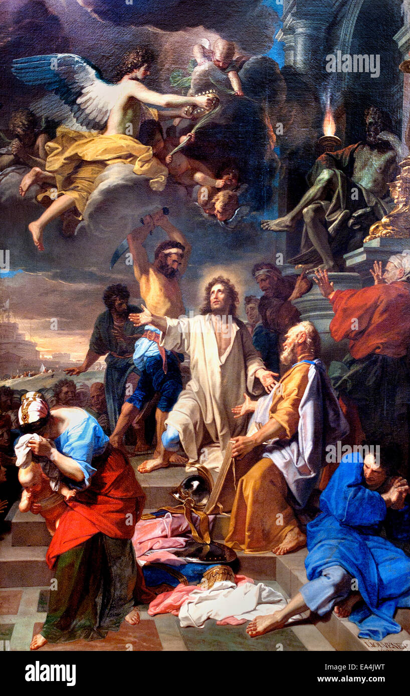 Das Martyrium des Heiligen Ovide Jean Jouvenet (1644-1717) Frankreich Französisch Stockfoto