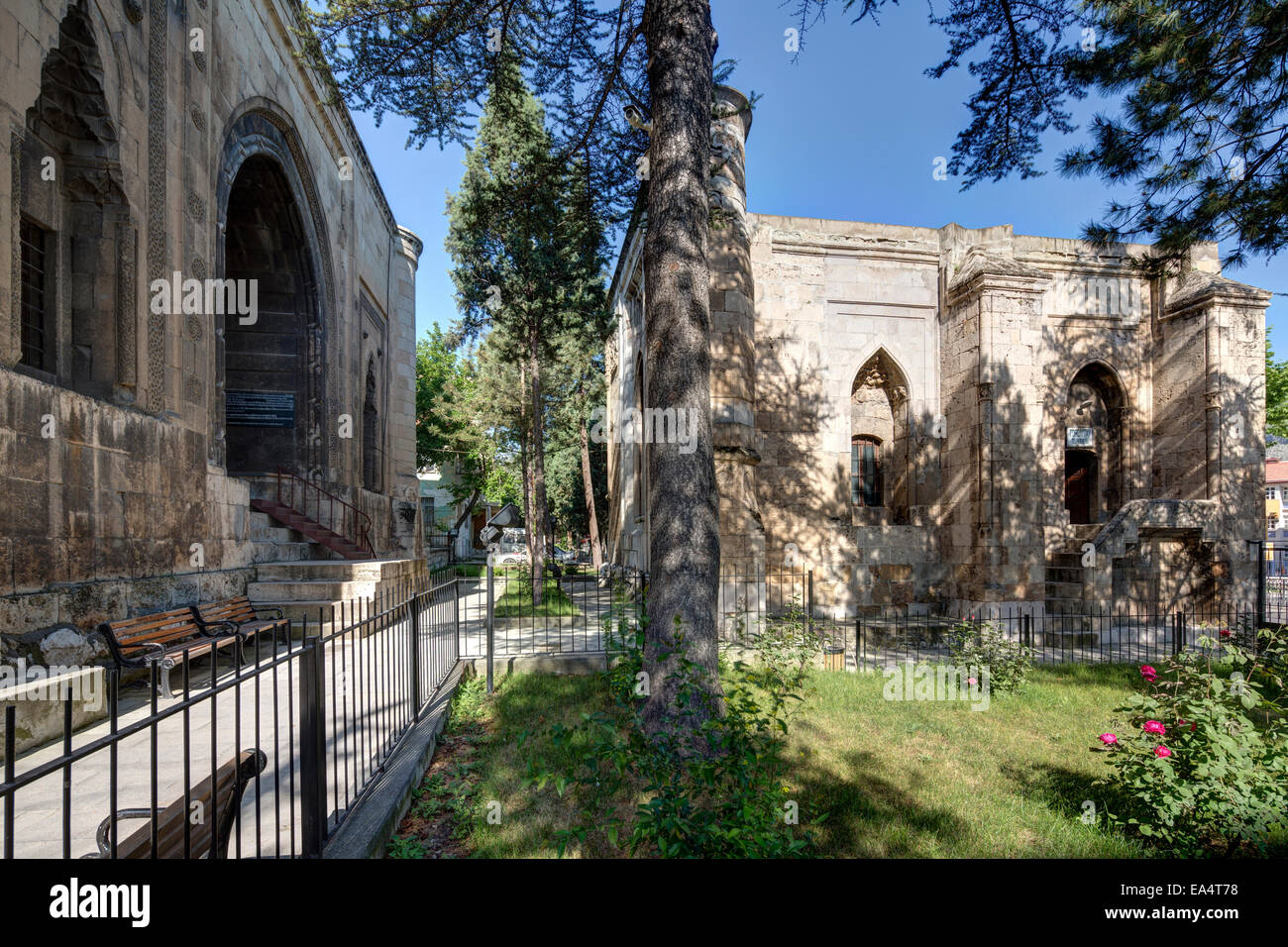 Gök Madrasa Moschee und Turumtay Mausoleum, Amasya, Türkei Stockfoto