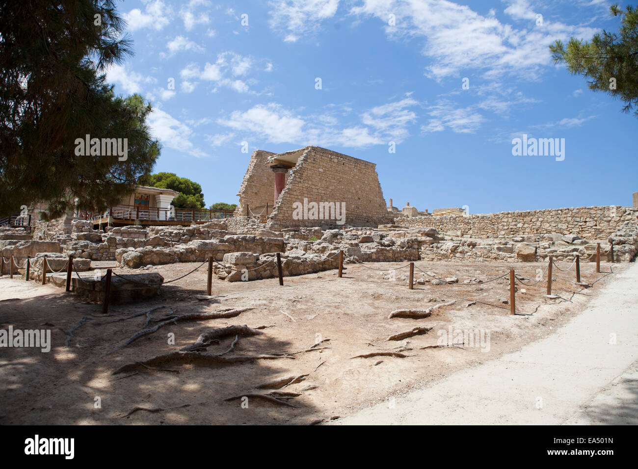 Knossos antiken Ruinen auf Kreta Griechenland Stockfoto