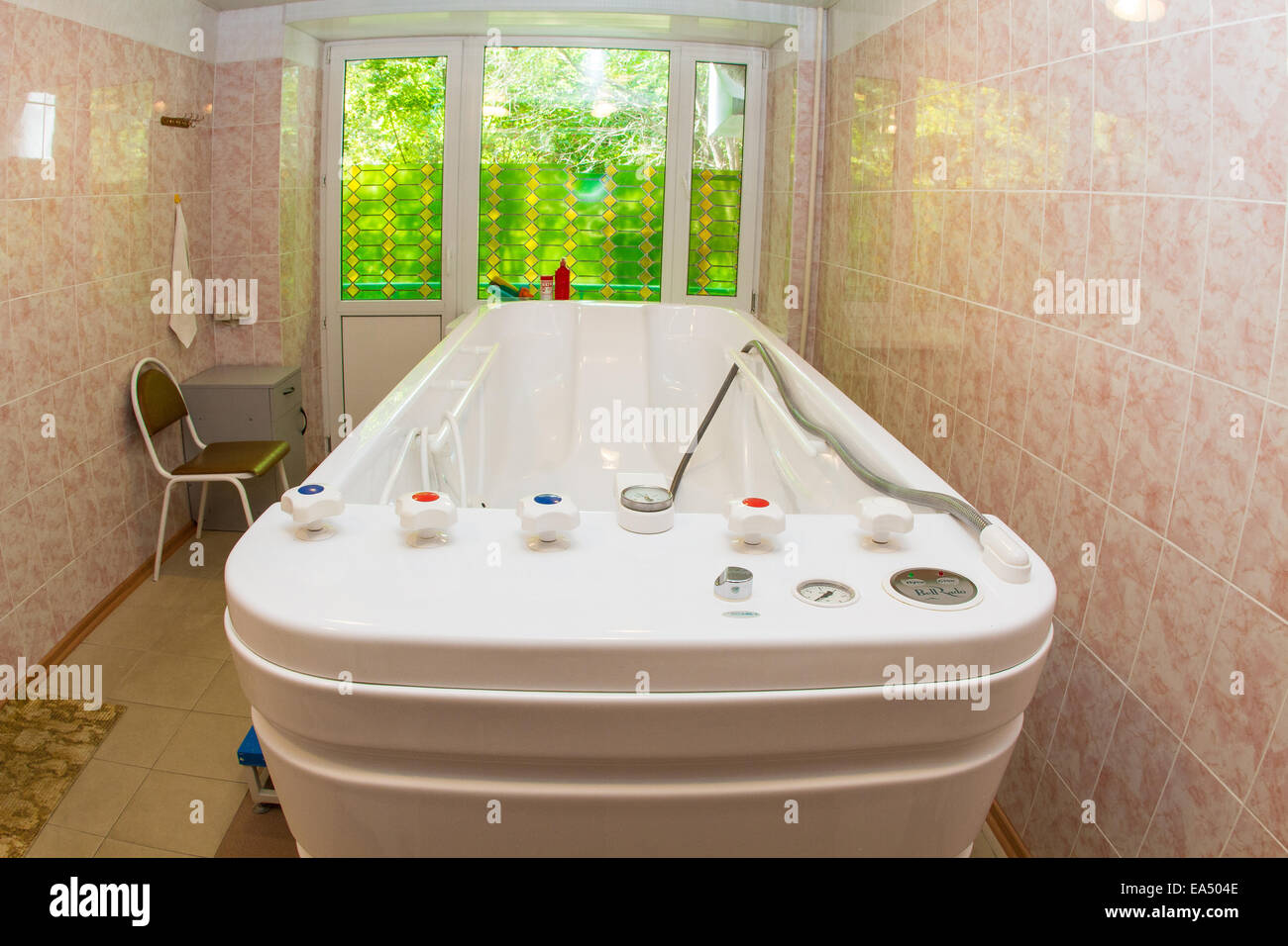 Badewanne für Wasser-massage Stockfoto