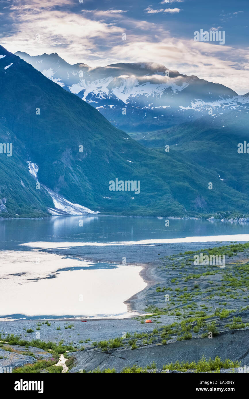 Alaska, Valdez, Chugach Mountains, Gebirge Stockfoto