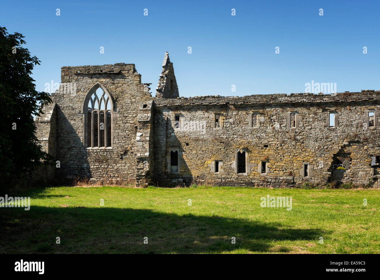Lislaughtin Abbey, Ballylongford, Co. Kerry, Irland Stockfoto