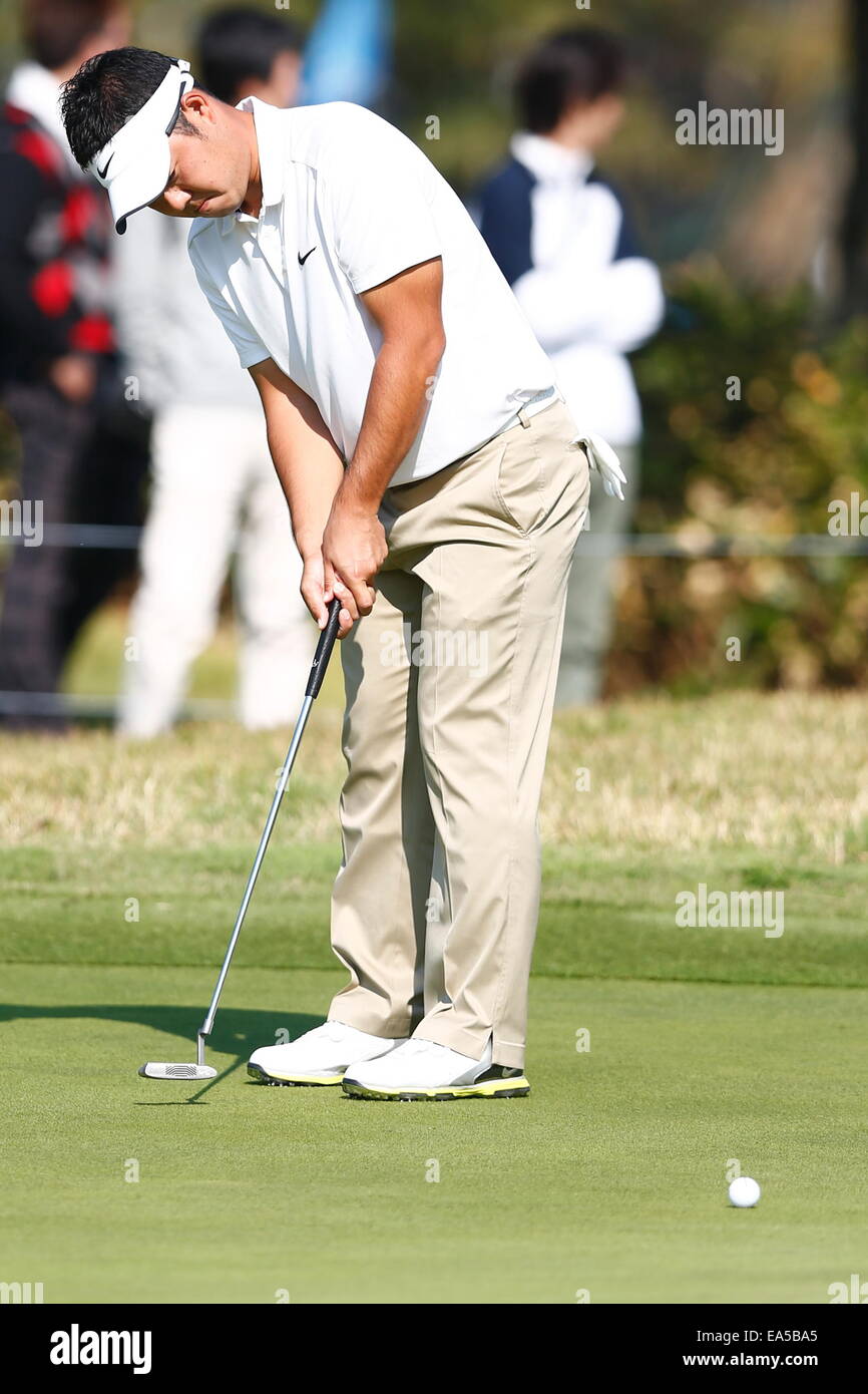 Chiba, Japan. 7. November 2014. Shunsuke Sonoda Golf: HEIWA PGM Meisterschaft in Kasumigaura zweiten Runde im Miho Golf Club in Chiba, Japan. © AFLO SPORT/Alamy Live-Nachrichten Stockfoto