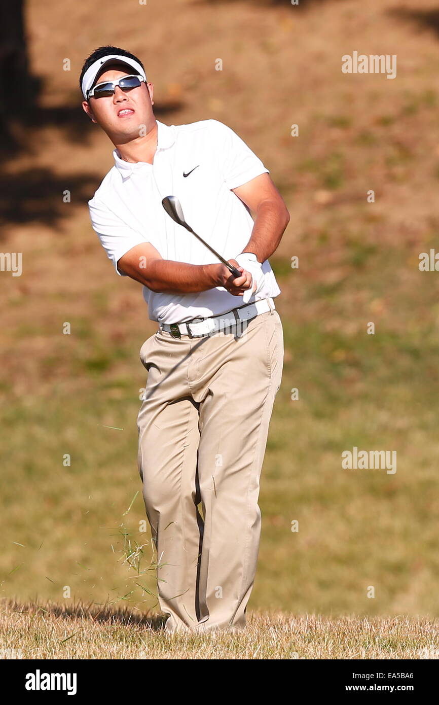Chiba, Japan. 7. November 2014. Shunsuke Sonoda Golf: HEIWA PGM Meisterschaft in Kasumigaura zweiten Runde im Miho Golf Club in Chiba, Japan. © AFLO SPORT/Alamy Live-Nachrichten Stockfoto