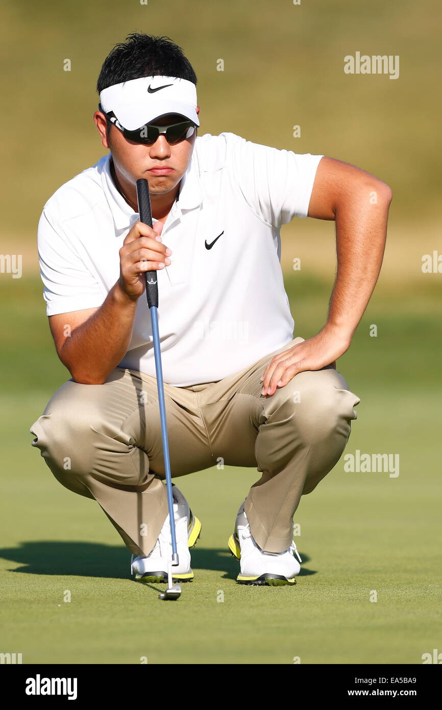 Chiba, Japan. 7. November 2014. Shunsuke Sonoda Golf: HEIWA PGM Meisterschaft in Kasumigaura zweiten Runde im Miho Golf Club in Chiba, Japan. © AFLO SPORT/Alamy Live-Nachrichten Stockfoto
